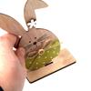 Enfeites de Coelho da Páscoa de Madeira Novos Personalizados Transfronteiriços Estilo Escandinavo Decoração de Casa Artesanato Presente Enfeites