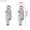 Colgante de Acero Inoxidable Chapado Eléctricamente en Oro de 18K Corazón Casa de Bolsillo Elemento Marino Material para Pulsera Collar Pendientes DIY