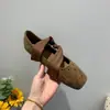 Zapatos Mary Jane Cuadrados de Lunares Retro Coreanos 2026 Nuevo Estilo Zapatos de Corte Bajo Planos Zapatos de Ballet Principios de Otoño Zapatos Franceses para Mujer