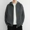 Abrigo tipo suéter con capucha para hombre transfronterizo, nueva colección otoño/invierno 2026, engrosado y cálido, cárdigan de punto casual para hombre
