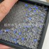 Wuzhou gema artificial piedra suelta cuentas color mágico AB luz azul imitación Piedra Lunar transparente perforada accesorios para joyería DIY