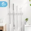 Soporte para Mopa sin Taladro Ventosa Estante para Mopa Clip de Pared Gancho para Mopa Soporte para Escoba Estante de Almacenamiento para Mopa Clip de Almacenamiento