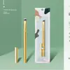 Pincel Angulado para Cejas Sandyipin con Tapa de Almacenamiento, Pincel Plano para Cejas de Maquillaje Profesional, Herramienta para Dar Forma a las Cejas, Lápiz para Cejas