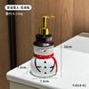 Frasco Dispenser de Sabão Divertido do Papai Noel Desenho Animado Decoração para Banheiro de Casa