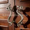 Escultura de Mango con Forma de Serpiente de Cobre Imitación Vintage, Tirador Creativo para Gabinete de Venta Caliente Transfronteriza, Decoración de Puerta con Forma de Animal de Resina
