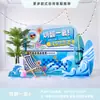 Cenário de Montagem de Evento com Tema de Verão Display de Loja em Shopping de Verão Decoração de Prancha de Surf Fundo de Decoração com Placa Kt