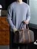 [Lujo Sencillo de Caballero] Camiseta de Manga Larga con Cuello Redondo y Rayas Verticales para Hombre, Camisa Base Lisa Suave y Amigable con la Piel Otoño 2026