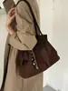 Bolso de mano para mujer de diseño nicho transfronterizo, moderno y versátil, bolso tote de alta gama, estilo simple y artístico, bolso de hombro de gran capacidad