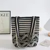 Tendência Transfronteiriça Design de Nicho Bolsa de Ombro Tricotada Bolsa de Grande Capacidade Bolsa Saco para o Dia a Dia Bolsa de Tecelagem Feminina Atacado