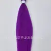 Fábrica de Pelucas Ez 26in Morado Morado Seda Baja Temperatura Fácil Popular Trenza Grande 90 Fibra Química Cabello Europa y América