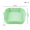 Pan de silicona para hornear, plato para barbacoa, tapete, freidora de aire, pan de silicona para hornear, bandeja para horno doméstico, superventas transfronterizo