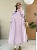Vestido Casual de Manga Larga Primavera 2026 Estilo Mori Girl Japonés Diseño de Cuello Redondo Elegante Adelgazante Vestido Largo para Mujer