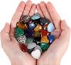 Cristal natural transfronteiriço 30mm pingente pedra do amor em forma de coração joia de coração artesanato não poroso coração atacado