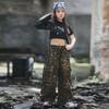 Disfraz Hip-hop para Niños Traje Estilo Hip-hop para Niñas Disfraz de Tambor Hiphop para Niños Disfraz de Moda para Danza Jazz