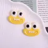 Dibujos Animados Peculiares Ojos Grandes Boca de Salchicha Accesorios de Resina DIY Pasador Funda de Teléfono Pegatina Llavero Colgante Pequeño