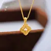 Conjunto de Joias Étnicas Banhado a Ouro de Xinjiang com Colar de Estrela de Quatro Pontas Vazada, Pulseira, Brincos e Anel, Apresentando um Toque Moderno e de Alto Padrão