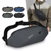 Riñonera de Moda Transfronteriza para Hombre, para Viajes al Aire Libre, Bolso de Pecho Multifuncional de Gran Capacidad, Bolso Cruzado de Hombro Casual y Versátil
