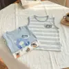 Ropa de Bebé Chaleco Casual Estampado Camiseta sin Mangas Niños Niñas Niños Ropa de Verano para Bebé Verano