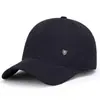 Nova Touca de Baseball Masculina para Meia-Idade e Idosos de Inverno Proteção contra Frio ao Ar Livre Proteção Auricular Aquecimento Bordado Boné com Aba de Pato Chapéu de Algodão Espesso Aveludado