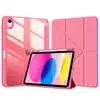 Funda Protectora para Tableta iPad Décima Generación, Plegable en Y, Dos en Uno, Funda Protectora Acrílica con Ranura para Lápiz, Anti-Doblado, Anti-Caídas, Anti-Presión