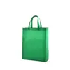 Bolsas de TNT personalizadas com logo para promoção e publicidade corporativa, sacolas de compras ecológicas laminadas feitas sob encomenda