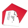 Selección de Colección de Tarjetas de Agradecimiento, Juego de Tarjeta de Felicitación con Sobre, Mensajes Escritos a Mano, Bendiciones, Tarjetas Plegables con Texto