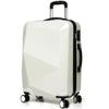 Versión coreana de 3D tridimensional de diamante para cara PC contraseña equipaje moda color caramelo rueda universal trolley de viaje para abordar