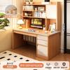 Escrivaninha de Computador para Quarto Mesa Estante Integrada Mesa para Aluno do Ensino Fundamental Médio Mesa de Estudo em Casa Mesa de Escrita Mesa de Escritório para Adulto