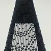 Bordado de lentejuelas bordado de lentejuelas tela de malla tela bordada con flor tridimensional adecuada para ropa formal faldas de escenario vestidos
