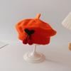 Sombrero de bebé primavera y otoño lindo súper lindo boina de niña princesa recién nacido bebé lana tejido para niños marea