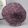 Sombrero de Pescador para Mujer Protector Solar Sombrero para el Sol para Mujeres de Mediana Edad y Mayores Ligero de Malla Transpirable Plegable Cubre Rostro Sombrero para el Sol