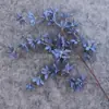 Gran orquídea flor Xinyue salón de bodas techo camino plomo arreglo floral arco decoración flor artificial boda flor artificial Wenxin Azul