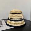 Chapéu de pescador de malha para primavera e verão, chapéu japonês para todos os tipos de rosto, pequeno chapéu anti-sol para férias à beira-mar, chapéu de balde, maré