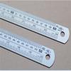 Regla de acero inoxidable engrosada regla de hierro larga 30/60cm 1/2 metro regla de acero regla de acero extra gruesa regla de acero en pulgadas
