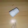 Barra Telescópica para Cortina de Ducha Accesorios Barra para Tender Ropa Base de Barra Base Grande Ajuste Fino Bloqueo Interno Almohadilla para Pie Cabezal de Barra Almohadilla de Goma Antideslizante de Doble Extremo