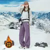 Calça de Caminhada Masculina Funcional à Prova de Vento e Resistente à Água Estilo Americano para Outono e Inverno, Calça Casual de Trabalho com Forro de Fleece