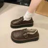 Zapatos peludos para mujer para usar al aire libre, nueva colección otoño e invierno 2026, botines slip-on estilo Birkenstock de suela gruesa, forrados de felpa para abrigar, botas de nieve, zapatos de algodón