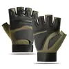 Guantes Tácticos Militar Fan Medio Dedo para Hombre y Mujer Deportes al Aire Libre Montañismo Ciclismo Entrenamiento de Combate Cs Guantes de Fitness A15S