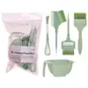 Kit de Ferramentas para Tingir o Cabelo, Tigela para Óleo de Tingimento, Misturador, Cuidados com o Cabelo, Pente Dupla Face para Tingimento, Espremedor Multifuncional para Pasta, Raspador