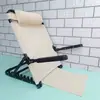 Cadeira Reclinável Sofá Preguiçoso Dobrável Ajustável com Encosto para Uso na Cama, Adequada para Idosos Deitados na Cama, com Estrutura de Suporte para Almofada de Encosto
