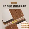 Espejo de Vestir Ecológico Perforado de Madera Maciza Cuadrado, Espejo Deslizante para Dormitorio del Hogar, Espejo de Vestir de Cuerpo Entero de Moda, Espejo Invisible