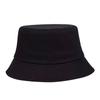 Sombrero de pescador de algodón puro con logotipo bordado personalizado, para hombre y mujer, con diseño de sombrilla, color puro, venta al por mayor, personalización.
