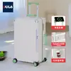 Equipaje 2025 Nuevo Maleta de Viaje con Ruedas de PC para Mujer Maleta Universal Multifuncional para Hombre Maleta de Mano de 24 pulgadas Maleta de Cuero