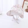 Chapéu de bebê Primavera Bebê Feminino Primavera e Outono Fino Princesa Cap Puro Algodão Estilo Coreano Primavera e Verão Recém-nascido Meninas Toe Cap