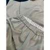 Yuran 26 Nuevo Estilo Primavera Temprana Punto Cupro Modal Algodón Capa de Aire Cintura Elástica Pierna Ancha Longitud de Piso Pantalones de Aire