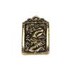 Colgante de Latón para Atraer Riqueza y Garantizar la Seguridad, Llavero Personalizado para Hombres y Mujeres, Llavero del Dios de la Riqueza de los Doce Animales del Zodiaco Zhao Gongming