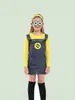 Fantasia de Halloween, traje de cosplay de Minion para crianças, fantasia de personagem de desenho animado, fantasia de performance Meu Malvado Favorito