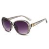 Nuevas gafas de sol de moda 2024 para mujer, gafas de sol redondas de montura grande europeas y americanas, gafas de sol de comercio exterior del mismo estilo con carey transfronterizo.