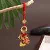 Metal Óleo-Gotejamento Personagem de Bênção Liga de Zinco Chaveiro Saco da Sorte Chaveiro Ornamento Alegria e Paz Fabricante Atacado