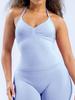 Conjunto Df de Pantalones Largos y Chaleco Más Vendidos de Amazon, Chaleco Deportivo de Cuello Halter de Nailon Mate de Alta Elasticidad Ultrafino